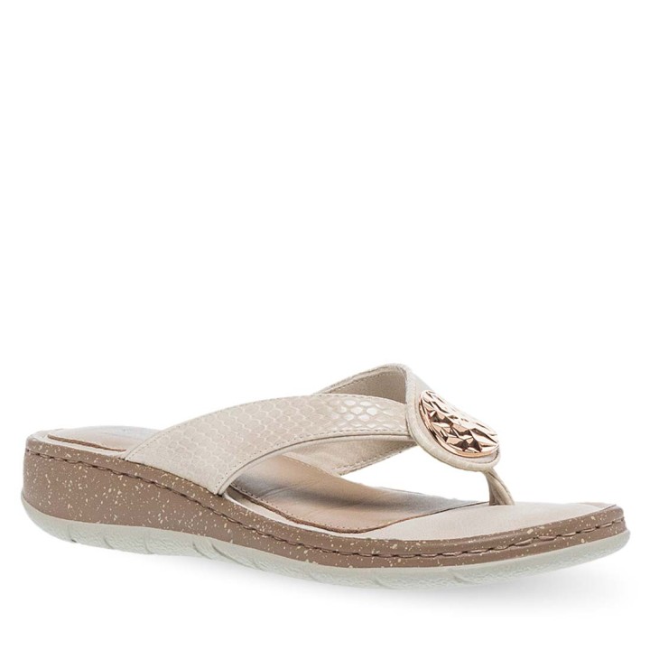 Parex Women's Comfort Sandals S2024 Beige Size 38
