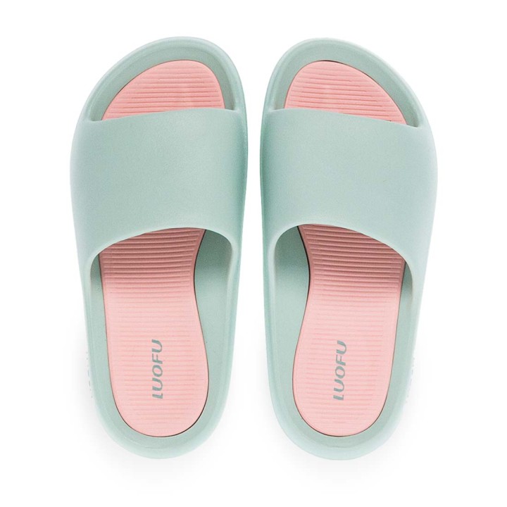 Parex Women's Turquoise S2025 Slip-On Comfort Sandals with Adjustable Strap, Size 40