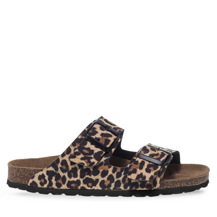 Parex Women's Comfort Sandals S2025 Leopard Print Size 40