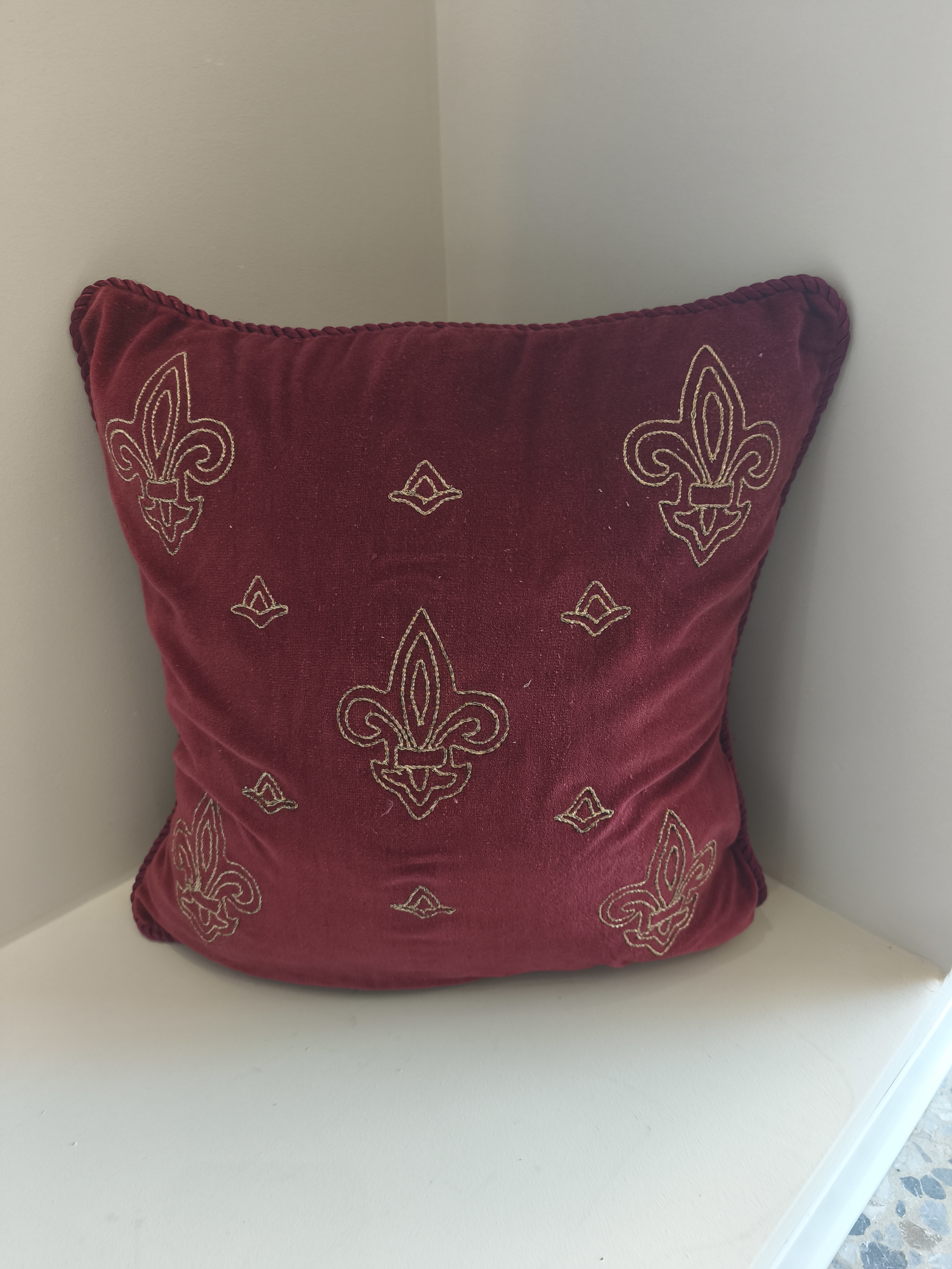 Cushion Cover  Velvet Scout 45 X 45 Cm  100% Cotton