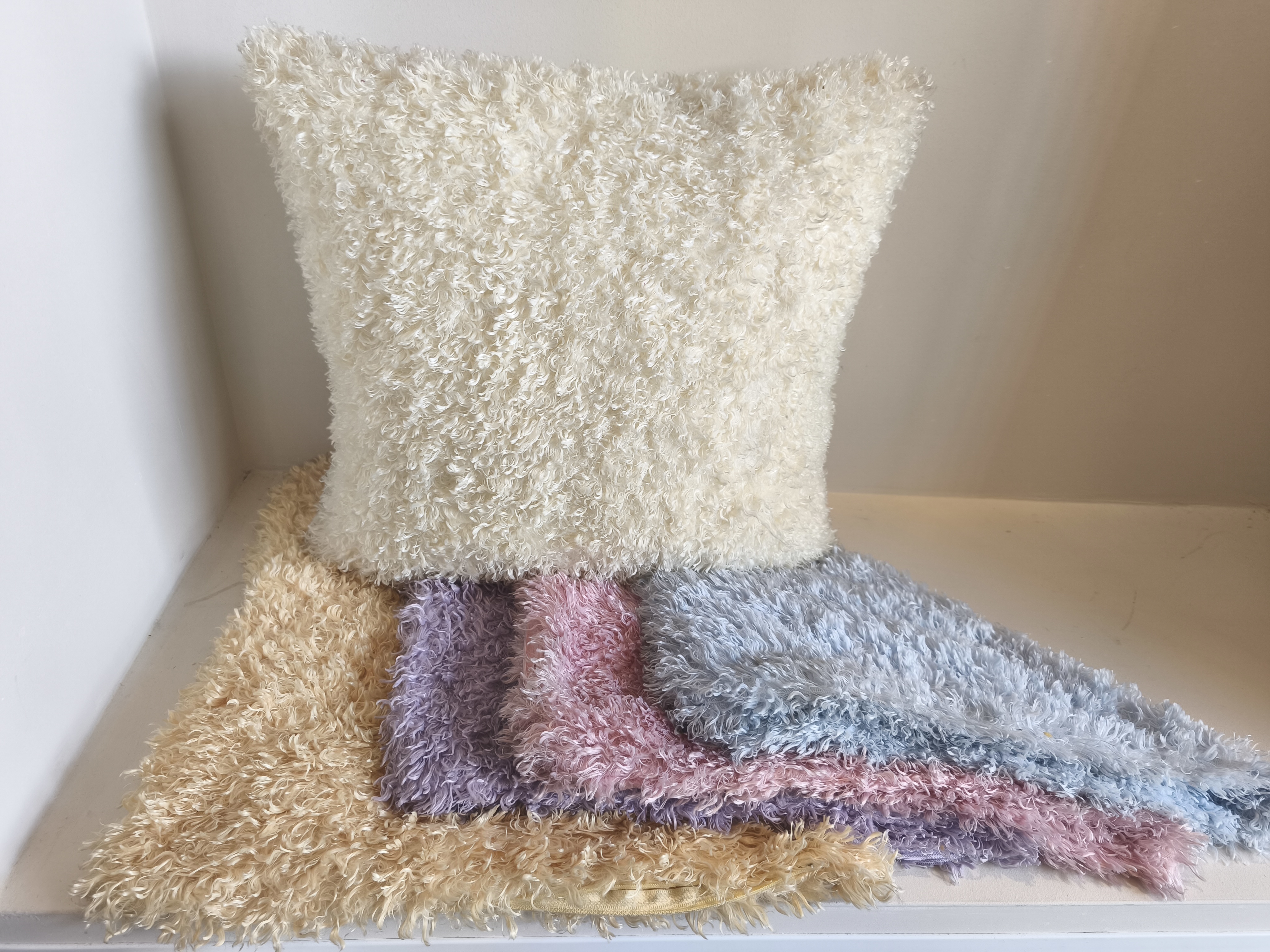 Cushion Cover  Tots Pale Yellow Cushion 45 X 45 Cm  100% Polyester