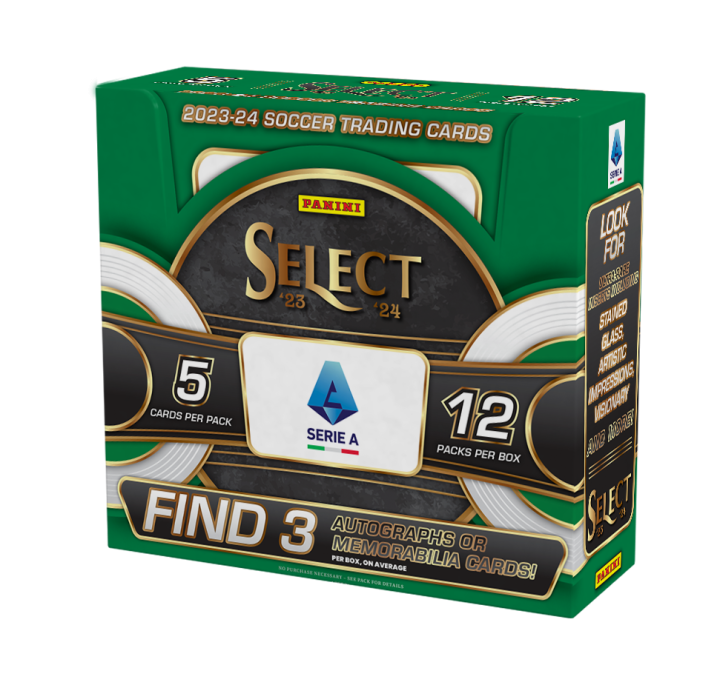 Panini Select Serie A Soccer Trading Card Box 2023-24