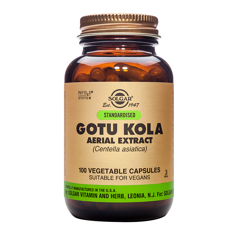Solgar Gotu Kola Aerial Extract 100 Vegetable Capsules