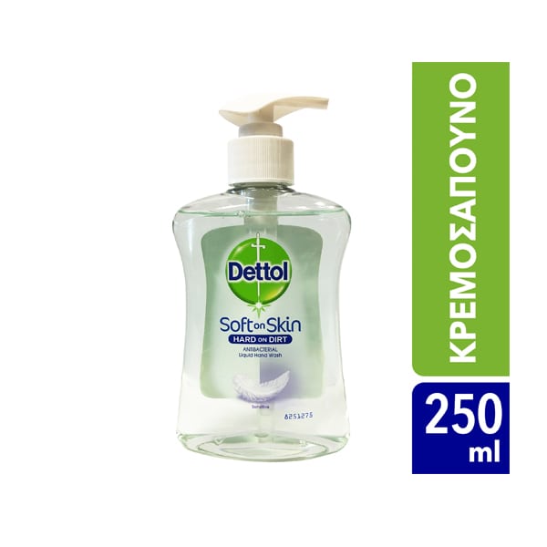 Dettol Soft On Skin Liquid, Hand Wash, 250ml