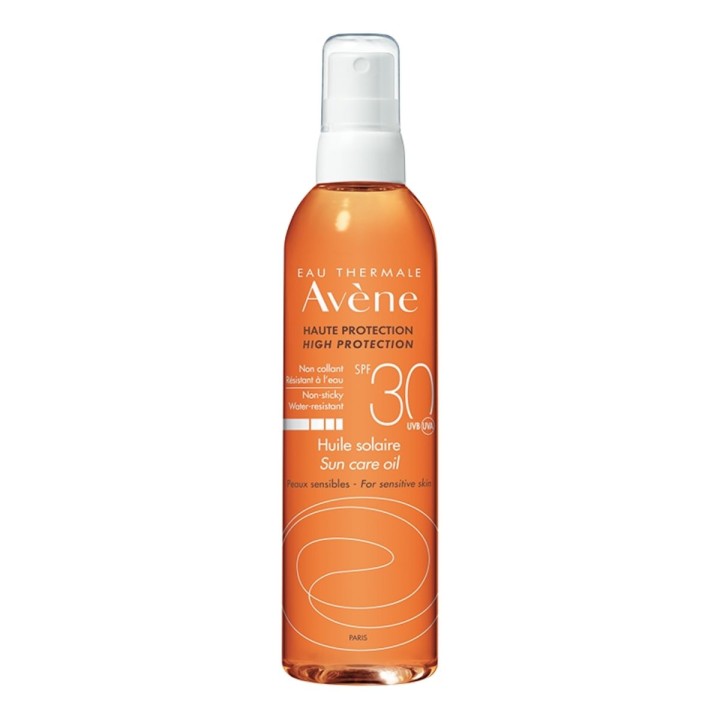 Avene Solar High Protection Oil For Sensitive Skin Spf30 200ml