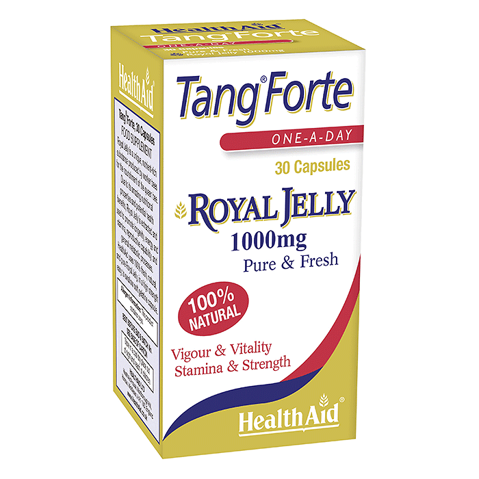Health Aid Tang Forte Pure & Fresh Royal Jelly 1000Mg For Stamina & Strength 30 Capsules
