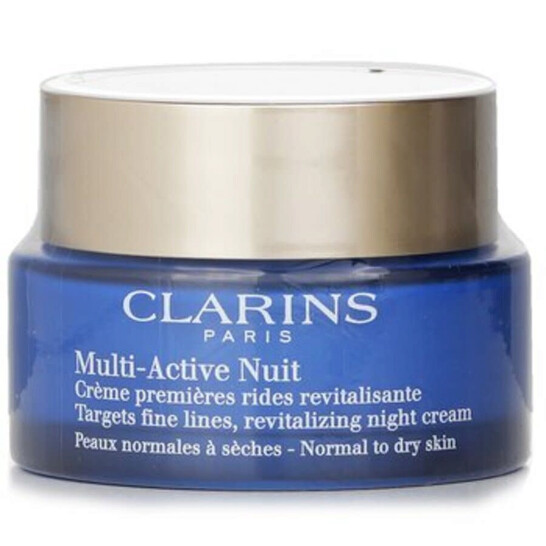 Clarins Multi Active Night Targets Fine Lines Revitalizing Night Cream Care 1.7 Oz Skin Care
