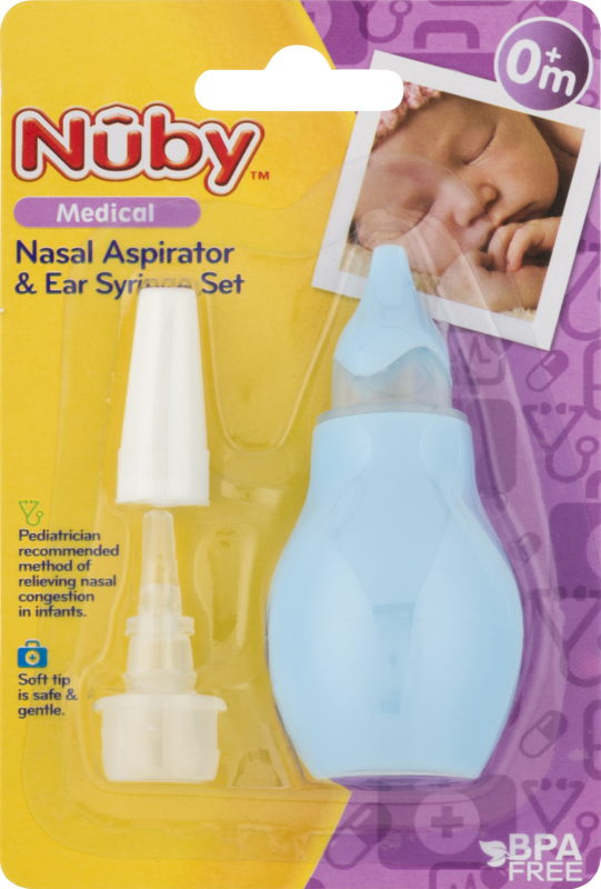 Nuby Nasal Pump & Ear Clean Plastic 0485260017 X 1