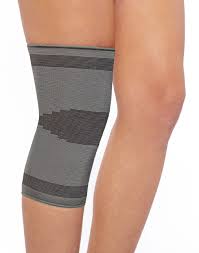 5501/M Anatomic Knee Elastic Support/Επιγονατιδα Ελαστικη Gray-Black