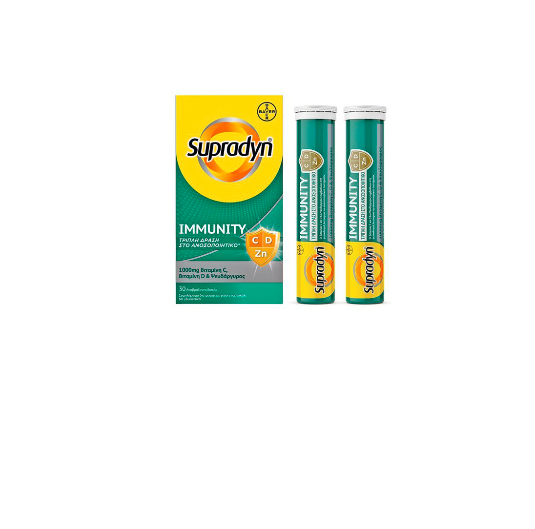 Supradyn Immunity C+D+Zn 30 effervescent
