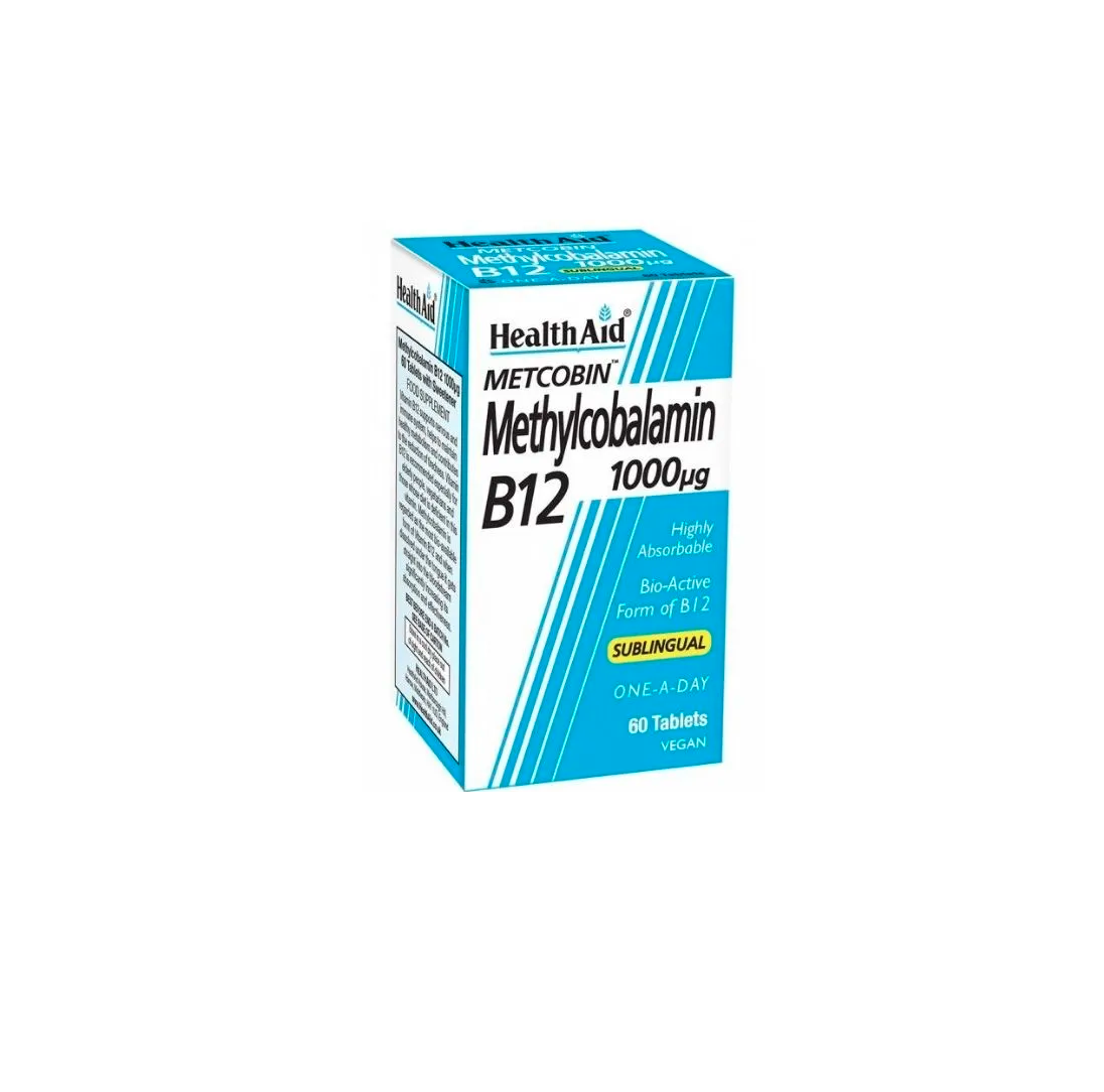 Health Aid Metcobin Methycobalamin B12 1000μg Sublingual