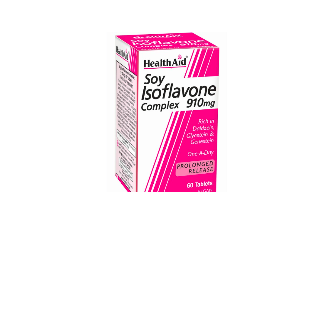 Health Aid Soy Isoflavone complex 910mg 60 tablets one a day