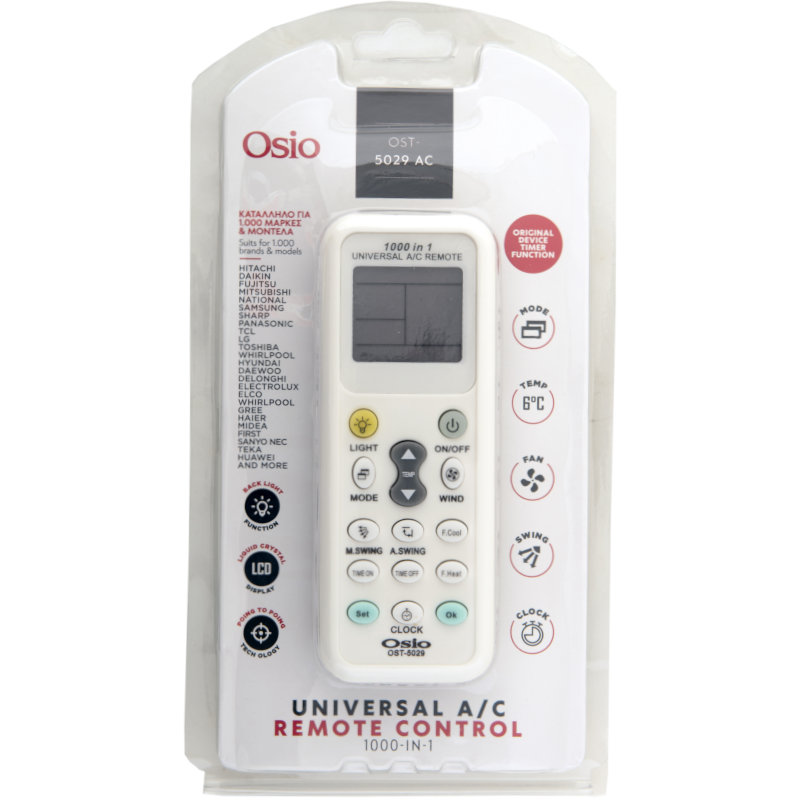 Osio Air condition remote control