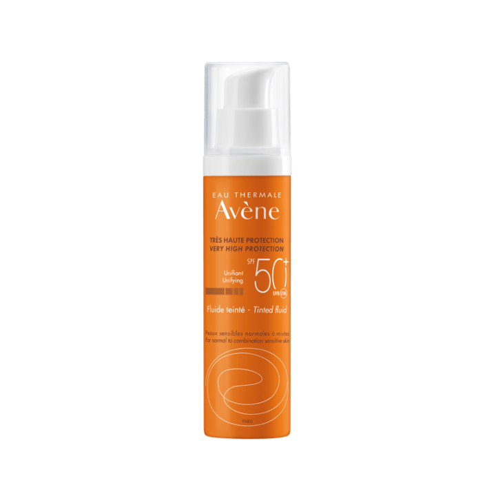 Avene Face Sunscreen Tinted Fluid Cream For Normal/Combination Skin SPF50 50ml