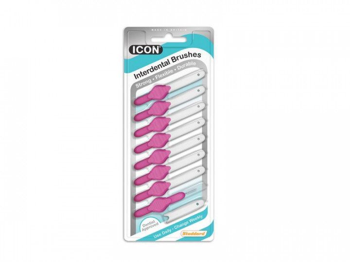 Stoddard Interdental Brushes 0.4Mm Pink