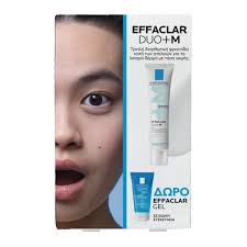 La Roche-Posay Promo Effacla Roche-Posay Promo Effaclar Duo+M Triple Corrective Anti-Blemish Cream, 40Ml & Gift Effaclar Gel Face Cleansing Gel, 50Ml, 1Set