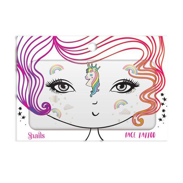 Snails Face Tattoos Unicorn