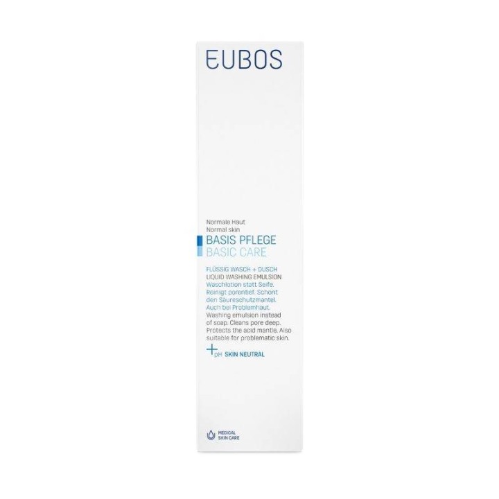 Eubos Liquid Washing Emulsion Blue Fragrance Free 400ml