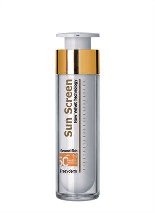 Frezyderm Sun Screen Velvet Face SPF50 Transparent Sun Protection Cream 125ml