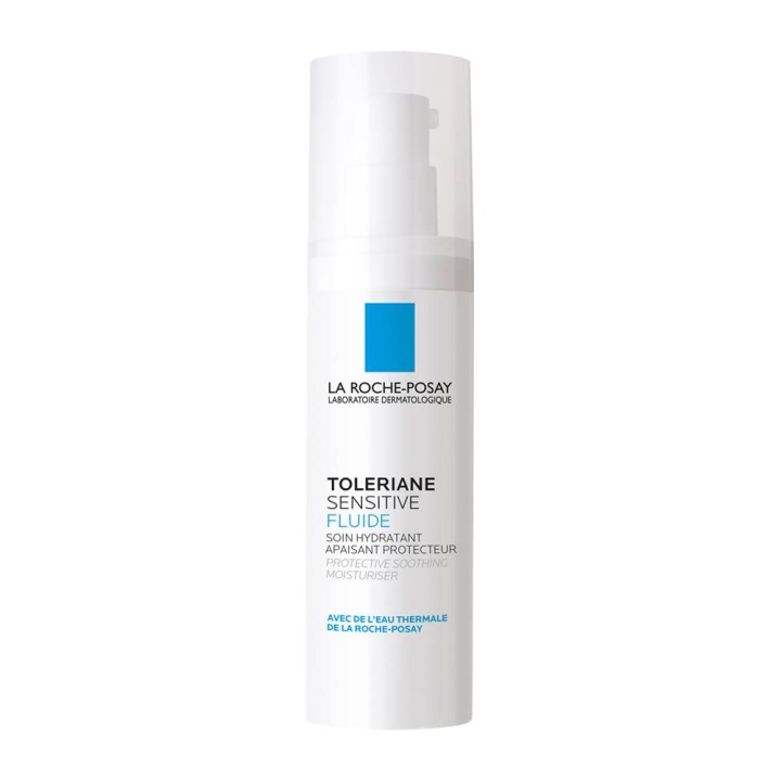 La Roche Posay Toleriane Sensitive Fluide Protective Soothing Moisturizer Cream Suitable Also For Baby's Sensitive Skin 40ml