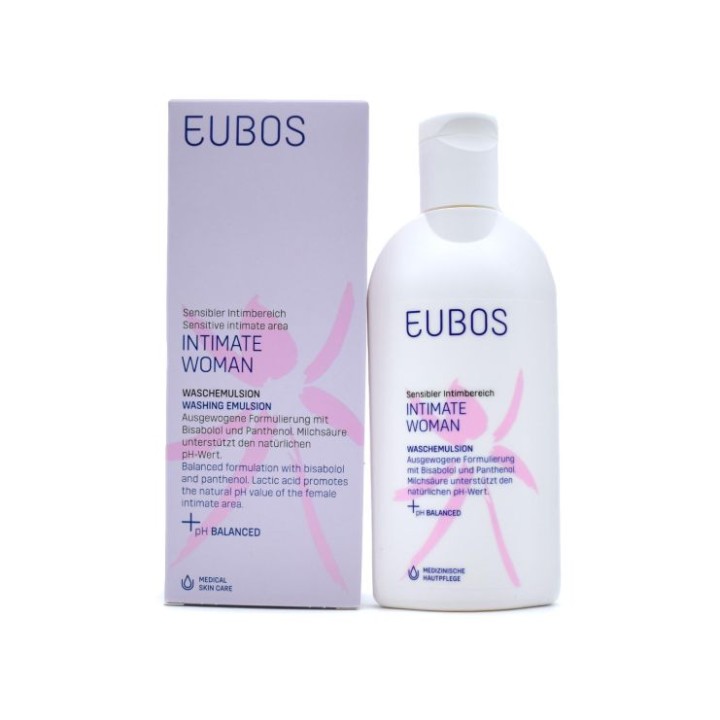 Eubos Feminin Washing Emulsion Cleansing Liquid For The Sensitive Area 200Ml