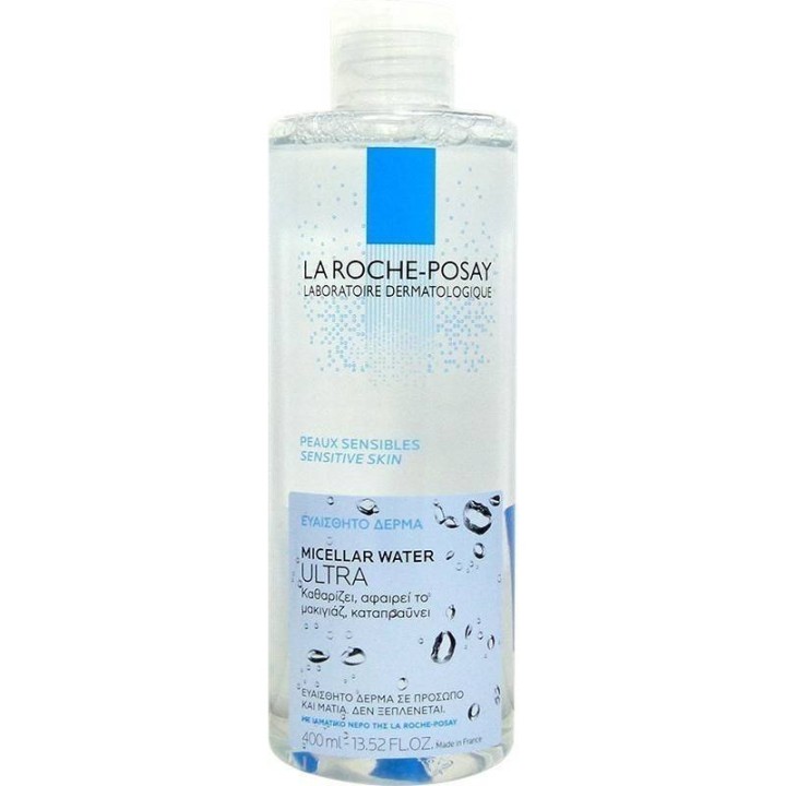 La Roche Posay Micellar Water Ultra Cleansing Make Up Removing Soothing For Sensitive Face & Eyes 400ml