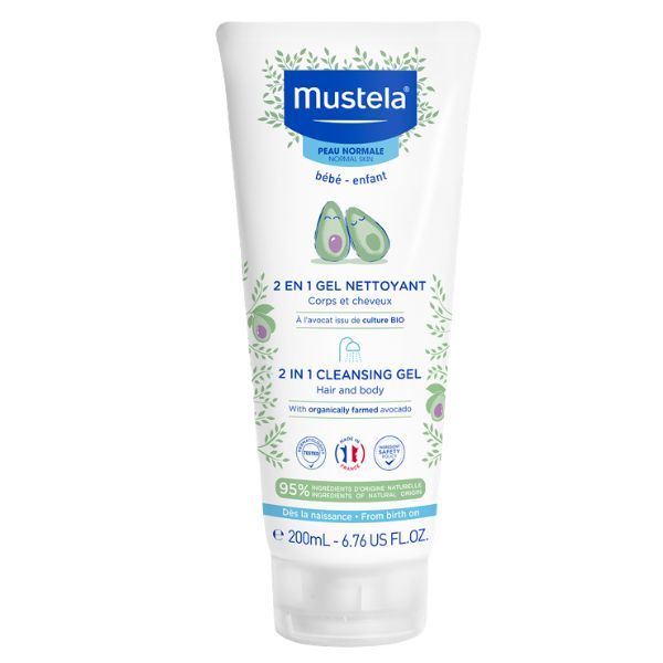 MUSTELA 2 in 1 Hair & Body Wash 200ml