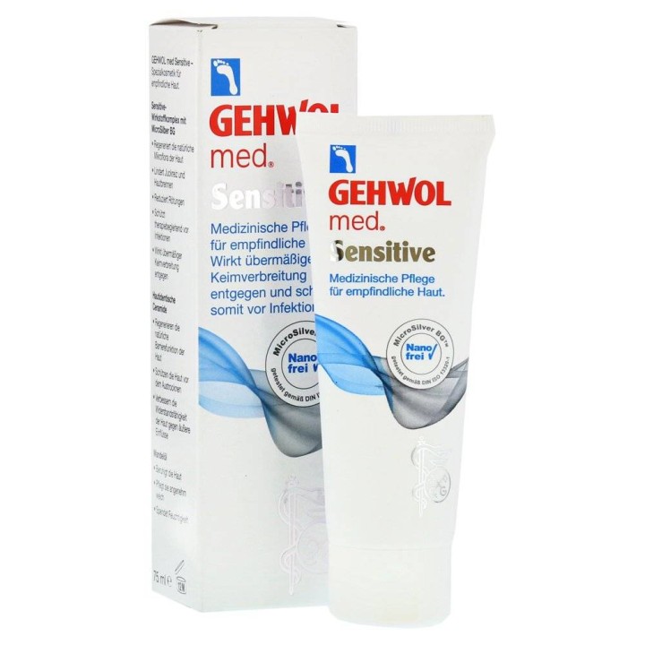 Gehwol Med Sensitive Cream Special Care For Sensitive Skin. Relieves Itching & Reduces Redness 75ml