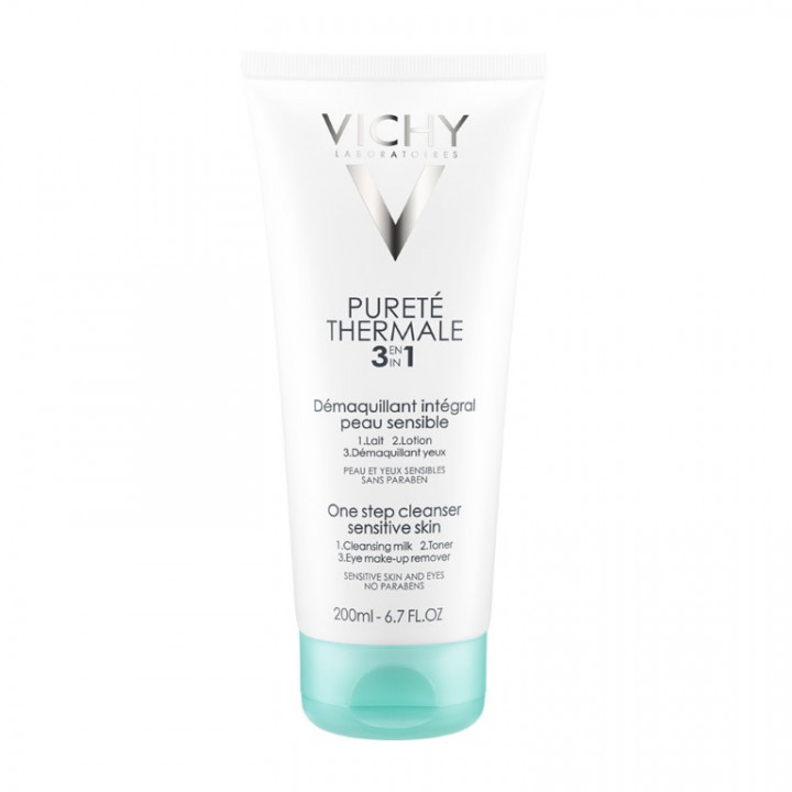 Vichy Purete Thermale 3 In 1 One Step Cleanser For Sensitive Skin 200ml
