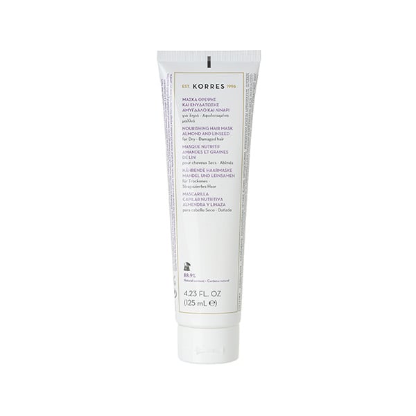 Korres Almond & Linseed Nourishing Mask For Dry/Damaged Hair 125ml
