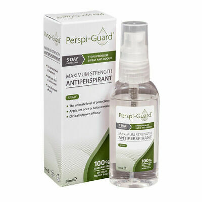 PerspiGuard Maximum Strength Antiperspirant Spray Deodorant 50ml