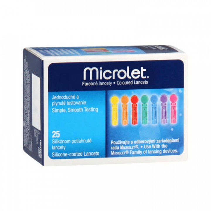 Bayer Microlet Blood Sugar Tests Lancets 25 pieces
