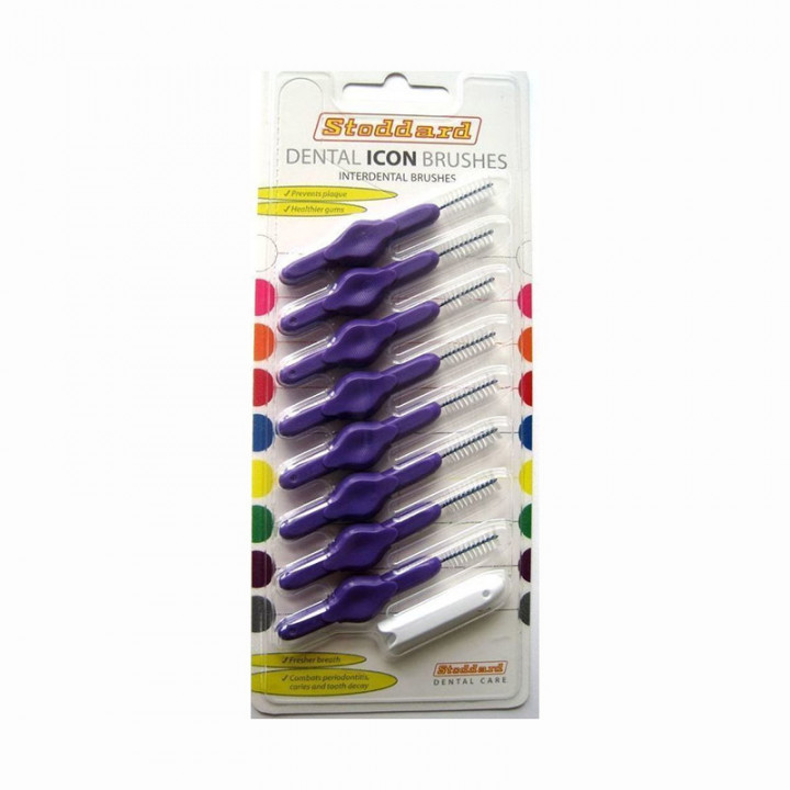 Stoddard Interdental Brush Original (Purple) Large 1.1Mm 8Pcs