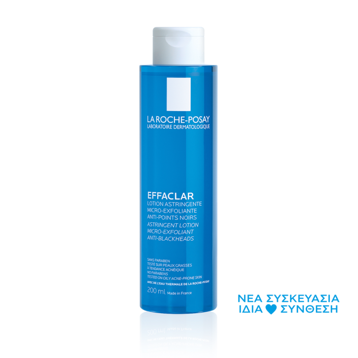 La Roche Posay Effaclar Astringent Lotion Micro Exfoliant & Anti-Blackheads Toner For Oily Acne-Prone Skin 200ml
