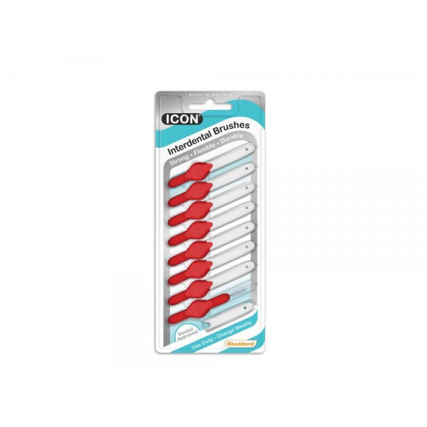 Stoddard Inter Dental Brushes Red 0.5Mm 8 Pieces