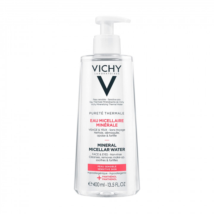 Vichy Purete Thermale Micellar Water Face Cleanser For Sensitive Skin 400ml