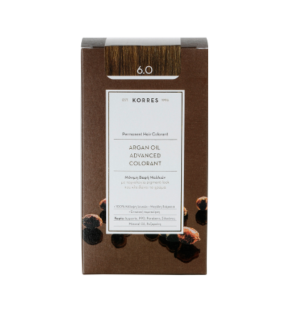 Korres Argan Oil Colorant / Dark Blonde 6.0 Hair Dye