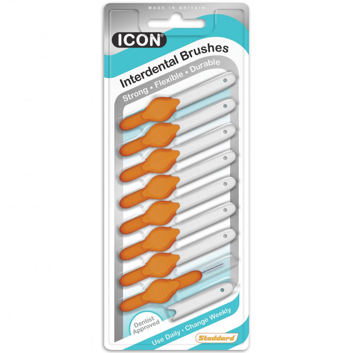 Stoddard Interdental Brushes 0.45Mm Orange
