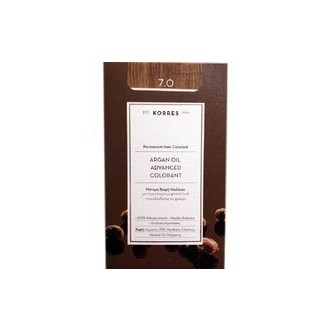 Korres Argan Oil Colorant / Blonde 7.0 Hair Dye