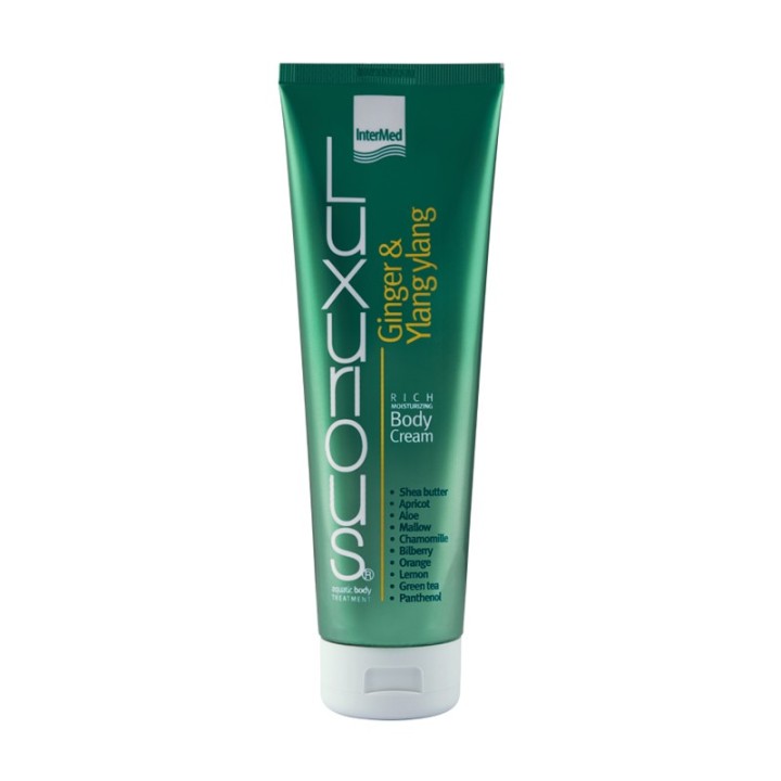 Intermed Luxurious Moisturizing Rich Body Cream Ginger & Ylang Ylang 280Ml