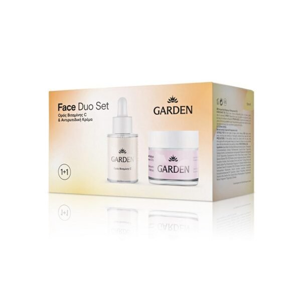 Garden Face Duo Set No7 With Vitamin C Serum, 30Ml & Anti-Wrinkle Cream, 50Ml