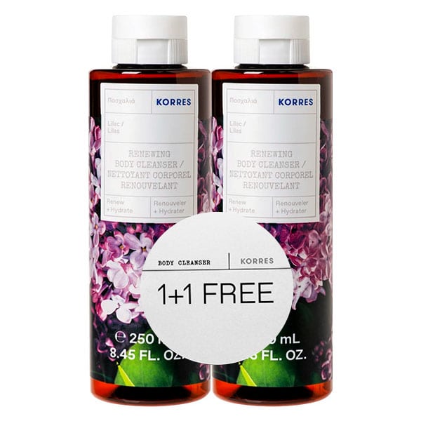 Korres Lilac Lilac Bath Body Shower Gel 250Ml 1+1
