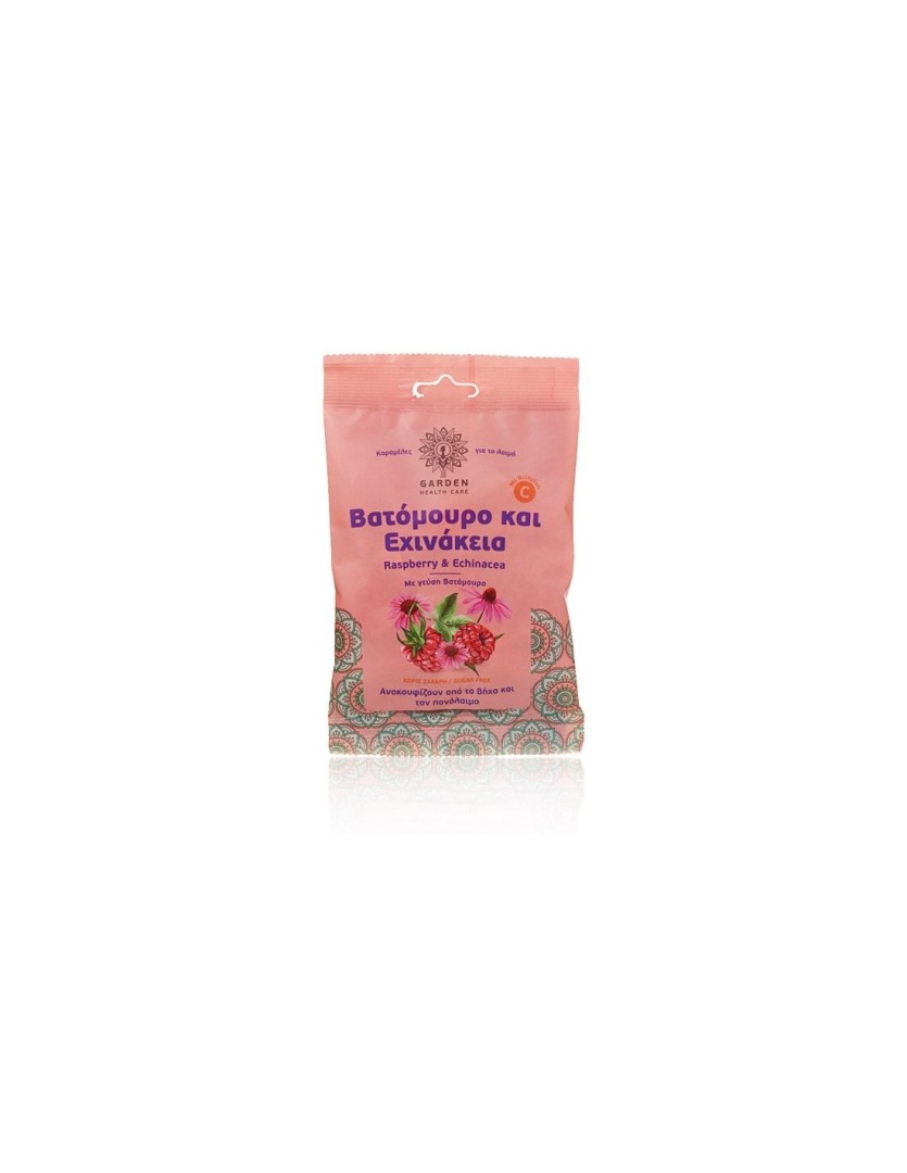 GARDEN OF PANTHENOLS Throat Lozenges with Raspberry & Echinacea, 60g