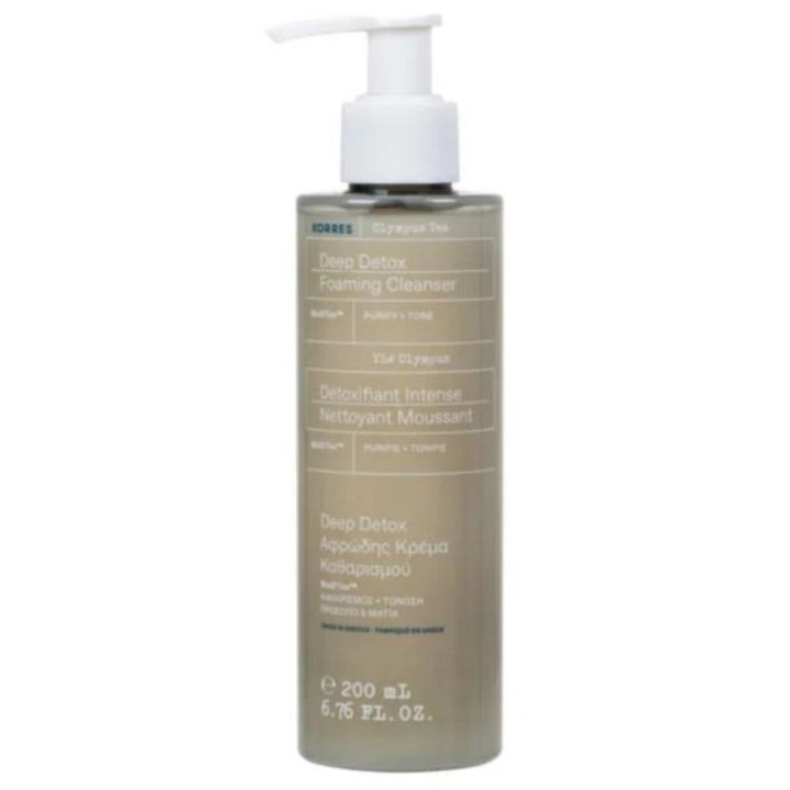 Korres Olympus Tea Deep Detox Foaming Cleanser 200Ml