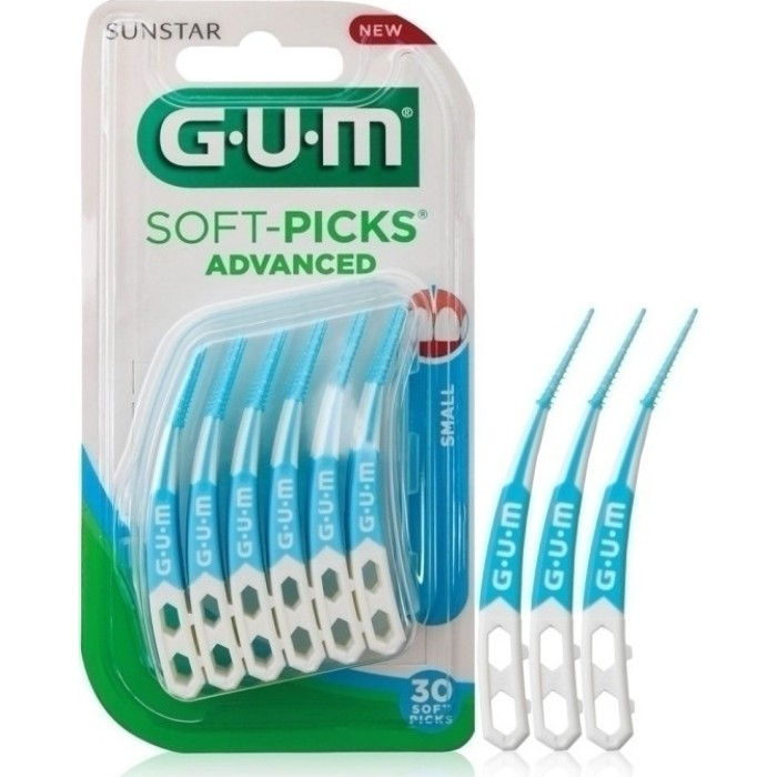 Gum 649 Soft Picks Advanced Small Interdental Brushes Size Small x30