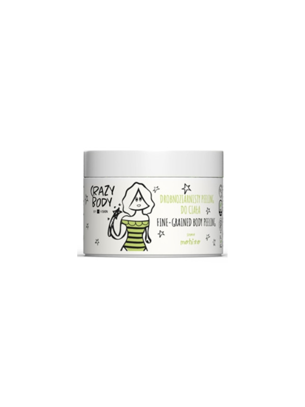 Hiskin Crazy Fine Grained Body Peeling Scrub Mohito 300Ml