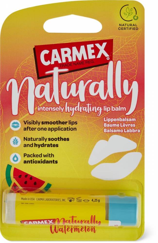 Carmex Naturally Lipstick Watermelon 25g