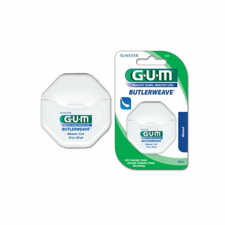 Gum Butlerweave Floss Waxed 1155 55M