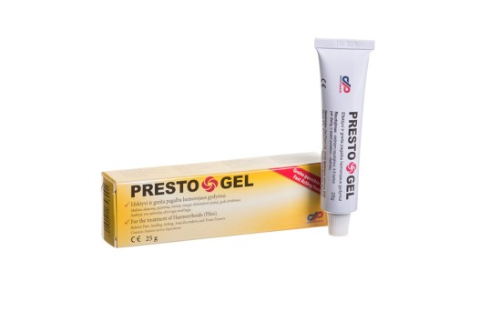 Presto Gel For Internal & External Hemorrhoids 25G