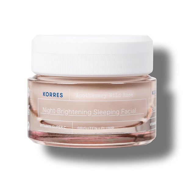 Korres Apothecary Wild Rose Nightbrightening Sleeping Facial, 40Ml